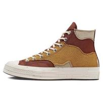Converse Chuck Taylor All Star 70 Hi Craft Mix Red Oak Unisex Sneakers Burnt-Honey Beech-Stone Egr A02751C 37