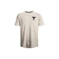 Under Armour Retro Graphic Print Crew Neck Short Sleeve T-Shirt Men Tops Ivory 1378906-130 XL