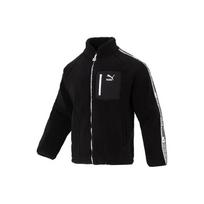 Puma Color Block Zip Up Retro Sports Jacket Unisex Jacket Black 625196-01 M