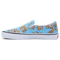 Vans Skate Slip-On Mėlynos Liepsnos Kauliukai Unisex Sportbačiai Synth-Blue VN0A5FCABM6 36