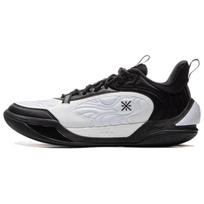 Li Ning Wade Comfortable Fashion Versatile Shock Absorbing Wear Resistant Low Top Basketball Shoes Men sneaker White Black ABPV001-1 43