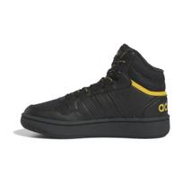Adidas Hoops 3.0 Mid J Juodi Naudoti Geltoni Vaikų Sportbačiai Core-Black IF7736 28