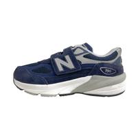 New Balance 990v6 Velcro Mažylių Laivyno Spalvos Vaikų Sportbačiai Mėlyni Sidabriniai PV990NV6 32.5 blue