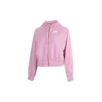 Nike Air Full-Zip Drawstring Casual Sports Hoodie Women Jackets Vibrant-Pink CU5443-680 L