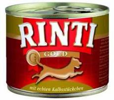 Šunų Maistas - RINTI Gold Veršienos Drėgnas Šunų Maistas 185g Be Glitimo Be Sojų