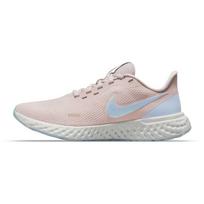 Nike Revolution 5 švelniai rožinės ir vandenilio mėlynos spalvos moteriški kedai, rožinės metalinės-alavo spalvos, fotoninės dulkės BQ3207-604 36.5