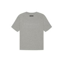 Fear of God Essentials SS21 Short Sleeve Tee With Logo Unisex Tops Dark-Heather-Oatmeal FOG-SS21-613 L