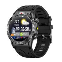 Rainbuvvy KC80 išmanusis laikrodis 1,43 colio AMOLED ekranas Bluetooth skambutis širdies ritmas kalorijų žingsniamatis mėnesinių priminimas mados sporto Bluetooth laikrodis oranžinė