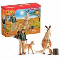 Kofertas Nuotykiai Okeanijoje, laukinių gyvūnų figūrėlės, Schleich 42550 Wildlife, Skirta vaikams nuo 3 metų.
