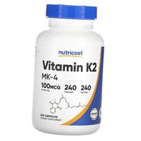 Vitaminas K2, Menachinonas-4, Vitamin K2 MK-4 100, Nutricost 240 kaps. (36647062) 240caps