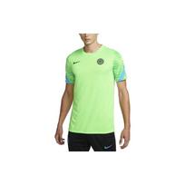 Nike Inter Milan Futbolo Treniruočių Trumpomis Rankovėmis Marškinėliai Su Prekės Ženklo Logotipo Spaudiniu Vyriški Viršutiniai Drabužiai Žali DB6915-302 S