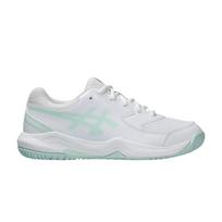 Asics Gel Dedicate 8 GS vaikiški sportbačiai balti, šviesiai mėlyni 1044A077-102 39.5 white