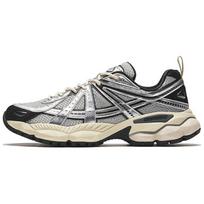 Anta Comfortable Casual Shock Absorbing Wear Resistant Low Top Dad Shoes Men sneaker Silver Black 112438808A-1 40 gray