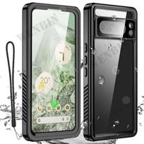 IP68 prabangus vandeniui atsparus dėklas Google Pixel 9 8 7 Pro XL 7A Sniego Dulkėms Atsparus Smūgiams 360° Povandeninis IP68 Sertifikuotas Dangtelis Google Pixel 8 Pro juoda