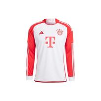 adidas FC Bayern 23/24 Long Sleeve Home Jersey White/Red Men Streetwear IB1482 L