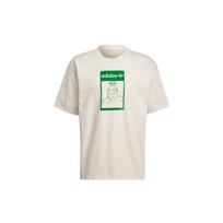 Adidas Originals Marvel Halka Atspaudas Laiski Apvalia Kaklo Trumpomis Rankovėmis Marškinėliai Unisex Viršutiniai Drabužiai Off-White GP3398 XXS