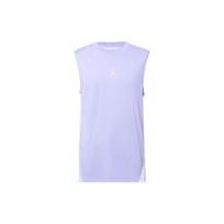 Jordan Dri-Fit Dongdan Kontrastingas Numerio Logotipo Spaudinys Vintažiniai Greitai Džiūstantys Berankoviai Marškinėliai Vyriški Viršutiniai Drabužiai Ledo Alyviniai FD6553-538 L white