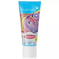 BRUSH BABY_Unicorn dantų pasta vaikams nuo 3 metų Braškė 50ml