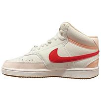 Nike  Court Vision Mid White University Red Women Sneakers FD9915-161 38.5