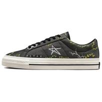 Converse One Star Pro Low Cowboy Embroidery Men Sneakers Black Multi Egret A03666C 37.5 beige