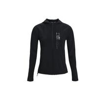 Under Armour UA Out The Storm Logo Print Running Hooded Jacket Women Jacket Black 1361384-001 M