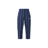 Nike Sportswear Vintažinės Sportinės Ilgos Kelnės Laisvalaikio Dryžuotos Trumpintos Kelnės Moteriškos Apatinės Dalys Mėlynos DD5185-410 S