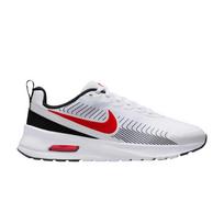 Nike Air Max Nuaxis Balti Juodi Universiteto Raudoni Vyriški Sportbačiai FD4329-104 40.5