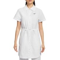 Nike Sportswear Visi Austi Mados Paprasta Graži Madinga Trumpomis Rankovėmis Suknelė Moteriškos Suknelės Baltos HJ1145-100 S