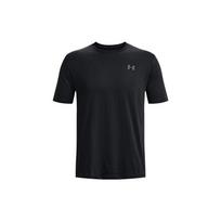 Under Armour Solid Crew Neck Sports Breathable Fitted Straight Short Sleeve T-Shirt Men Tops Black 1370951-001 M