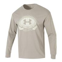 Under Armour Comfortable Outdoor Fitness Running Training Casual Hoodie Men hoodies Khaki 1390251-203 XL