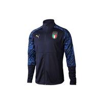 Puma Italijos nacionalinės komandos futbolo treniruočių striukė Vyriški viršutiniai drabužiai tamsiai mėlyni 757232-04 XS