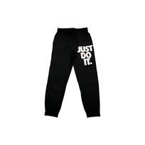Nike Fleece Cuffed Joggers With Letter Print Men Bottoms 931904-010 XL gray