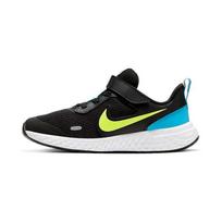 Nike Revolution 5 Lemon Venom (PS) Kids Sneakers Black Laser-Blue Hyper-Crimson BQ5672-076 28