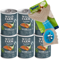 Wild Farm Superfood Salmon lašiša 6x400 g pašaro šunims be grūdų