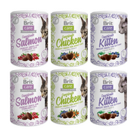 BRIT CARE Cat Snack Superfruits MIX 6x100g