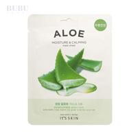 „It'S SKIN The Fresh Mask Sheet Aloe“ drėkinanti lakštinė veido kaukė su alavijo ekstraktu, 18 g