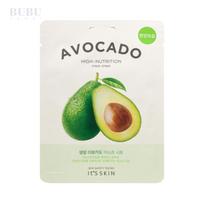 „It'S SKIN The Fresh Mask Sheet Avocado“ maitinanti lakštinė veido kaukė su avokadu, 21 g