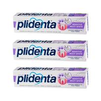 Dantų pasta PLIDENTA Sensitive Multi White 2in1, 3 x 75 ml