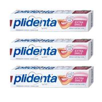 Dantų pasta su hialurono rūgštimi PLIDENTA Extra Smile, 3 x 75 ml