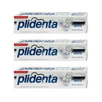 Dantų pasta su hialurono rūgštimi PLIDENTA Total White, 3 x 75 ml