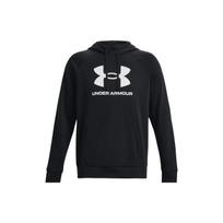 Under Armour Rival Fleece Printed Letter Shoulder-Insert Hoodie Men Hoodie Black 1379758-001 L