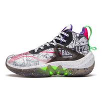 Li Ning Iteam Probar Loc Youth Basketball Shoes Kids Sneakers White Black YKBR052-59 31