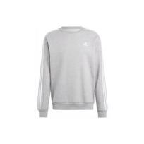 Adidas Essentials Fleece 3-Stripes Palaidinė Vyrams Viršutiniai drabužiai Pilka IJ6470 XXL white