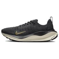 Nike ReactX Infinity Run 4 Tamsiai dūminės pilkos spalvos Metalinio aukso moteriški sportbačiai Juodi Kokoso pienas DR2670-006 37.5