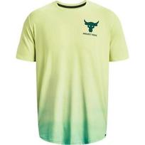 Under Armour SS23 Pattern Print Crew Neck Short Sleeve T-Shirt Men Tops Green 1378906-391 XXL