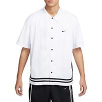 Nike Quick-Dry Trumpomis Rankovėmis Krepšinio Marškinėliai Vyrams Viršutiniai Drabužiai Balti Juodi FN2876-100 L white