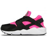 Nike Air Huarache Run Moteriški sportbačiai Rožiniai Juodi Rožinis-Blast-Balti 634835-604 36.5