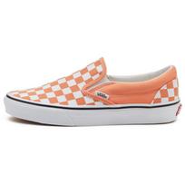 Vans Classic Slip-On Checkerboard - Cadmium Orange Unisex Sneakers True-White VN0A33TB9HL 36