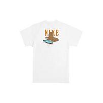 Nike SB Skate Liūto Sfinkso Grafikos Marškinėliai Vyriški Viršutiniai Drabužiai Balti CU0297-100 S
