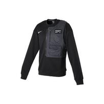 Nike F.C. Vyriškas juodas treniruočių džemperis su apvalia apykakle futbolo komandos AQ0671-010 M